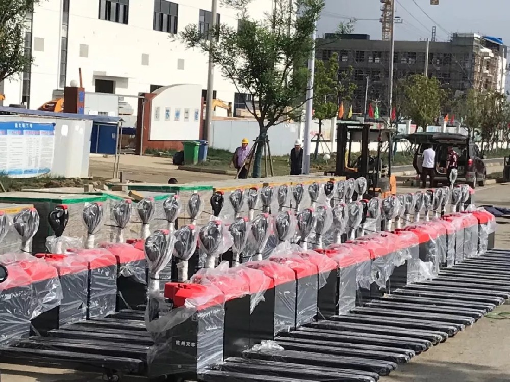 大氣登場！杭叉電動(dòng)搬運(yùn)車大批量交付江蘇某新能源企業(yè)
